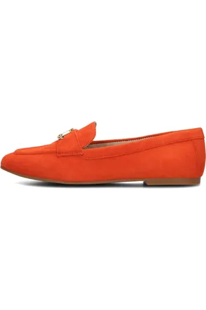 Ralph Lauren Schoenen, Dames, Oranje, 37 EU, Suède, Averi III Flats Loafer