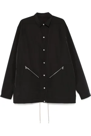 Rick Owens Jassen, Heren, Zwart, L, Polyester, Jacket