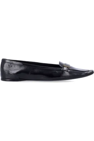 Saint Laurent Schoenen, Dames, Zwart, 39 EU, Leer, Poppy Ballerina`s