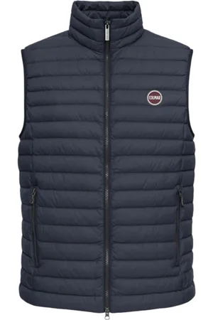 Colmar Jassen, Heren, Blauw, 2Xl, Blauwe Puffer Vest Model 1278R