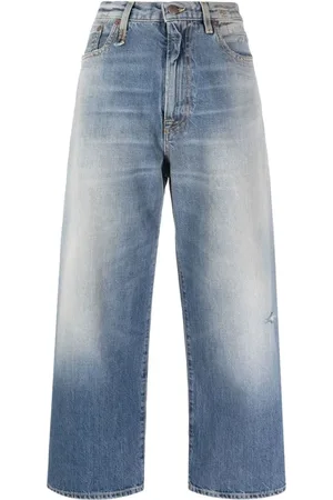 R13 Jeans, Dames, Blauw, W27, Katoen, Straight Jeans Ankled Darcy