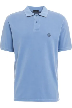 HERNO Tops, Heren, Blauw, L, Katoen, Polo Shirt