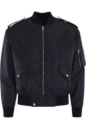 Givenchy Jassen, Heren, Blauw, L, Polyester, Bomberjack