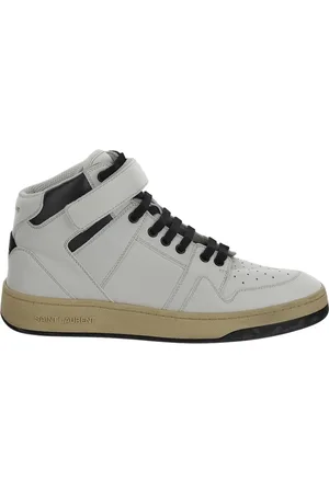 Saint Laurent Schoenen, Heren, Wit, 44 EU, Leer, Lax Sneakers