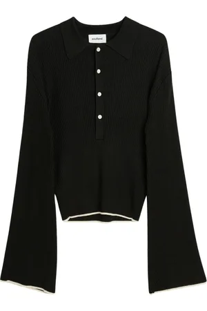 Soulland Truien, Dames, Zwart, M/L, Kiki polo jumper