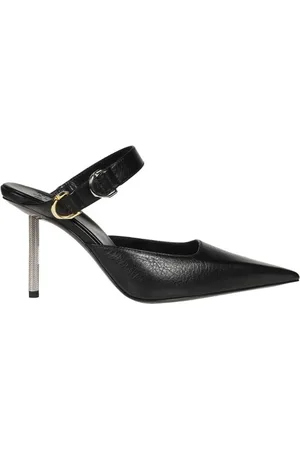 Givenchy Schoenen, Dames, Zwart, 36 EU, Leer, Leren Sandalen