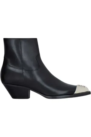 Givenchy Schoenen, Dames, Zwart, 36 EU, Leer, Western Enkellaarsjes