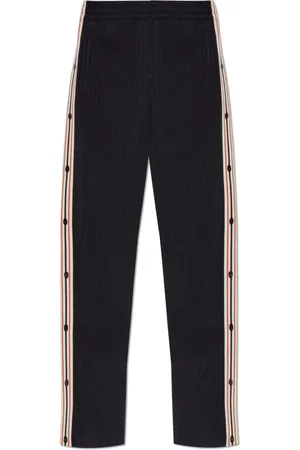 Golden Goose Broeken, Heren, Blauw, M, Polyester, Broeken met zijstrepen