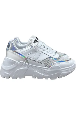 VERSACE Schoenen, Dames, Wit, 37 EU, Sneakers