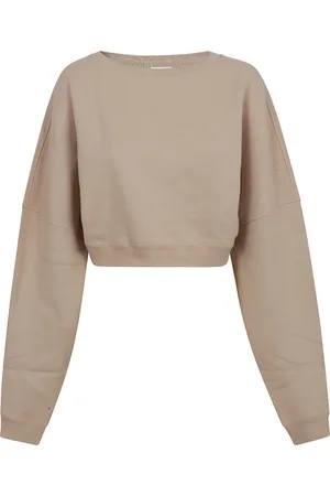Saint Laurent Sweatshirts & Hoodies, Dames, , L, Katoen, Cropped Sweatshirt