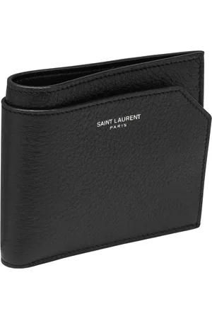 Saint Laurent Accessoires, Heren, Zwart, ONE Size, Leer, Portafoglio Orizzontale Wallet