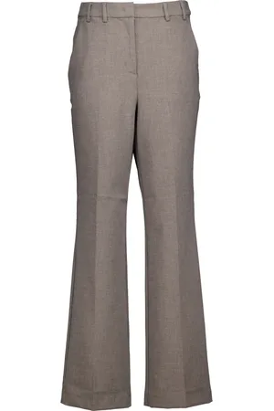 gustav Broeken, Dames, Grijs, S, Wijde broek