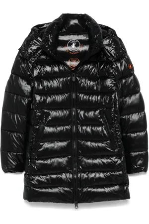 save the duck Jassen, Dames, Zwart, M, Nylon, Winddichte nylon jas met afneembare capuchon