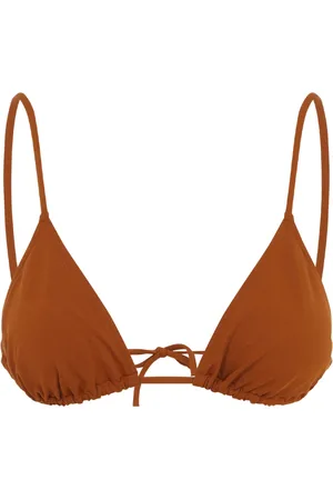 ERES Badkleding, Dames, Bruin, M, Bruine Driehoek Bikini Top Zwemkleding