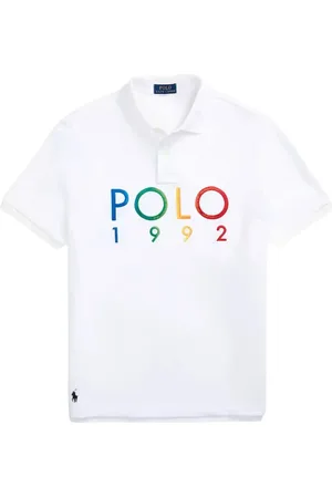 Ralph Lauren Tops, Heren, Wit, XL, Katoen, Katoenen polo shirt met logo