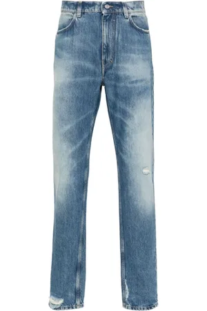 Givenchy Jeans, Heren, Blauw, W30, Katoen, Blauwe Slim Jeans