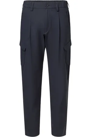 HERNO Broeken, Heren, Blauw, M, Relaxte Cargobroek