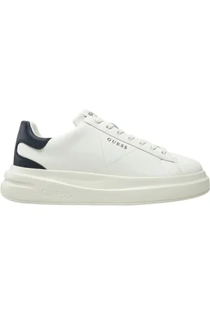 Guess Schoenen, Heren, Wit, 43 EU, Leer, Stijlvolle Witte Sneakers