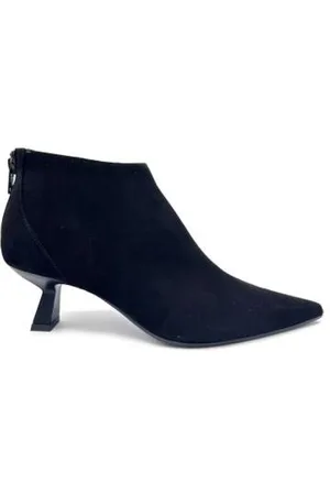 ROBERTO FESTA Schoenen, Dames, Zwart, 39 EU, Suède, Zwarte suède enkellaars met rits