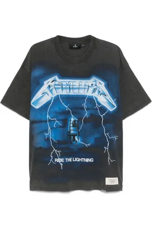Represent Tops, Heren, Veelkleurig, XL, Katoen, Ride The Lightning T-shirt