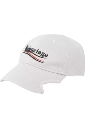 Balenciaga Accessoires, Heren, Wit, M, Katoen, Political Stencil Cap
