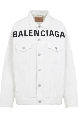 Balenciaga Jassen, Dames, Wit, S, Katoen, Witte Katoenen Jas
