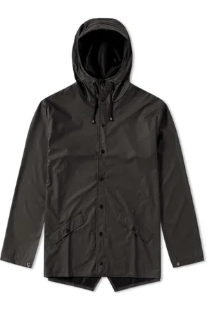 Rains Jassen, Heren, Zwart, XS, Polyester, Contemporary Unisex Waterdichte Jas