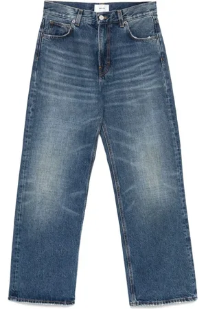 haikure Jeans, Dames, Blauw, W27, Katoen, Indigo Straight Jeans