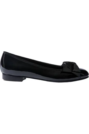 Scarosso Schoenen, Dames, Zwart, 37 1/2 EU, Leer, Cloe Ballerina`s