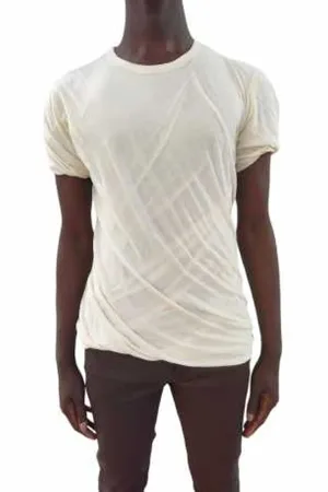 Rick Owens Tops, Heren, , M, Double Short Sleeve T-shirt