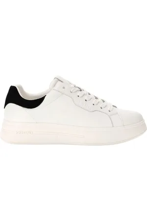 Guess Schoenen, Heren, Wit, 44 EU, Leer, Witte Sportieve Sneakers van Leer