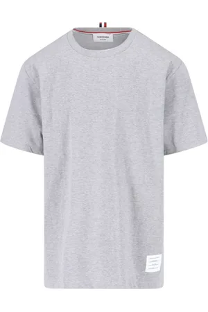 Thom Browne Tops, Heren, Grijs, M, T-Shirts