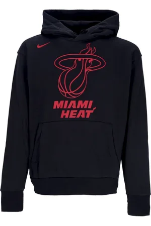 Nike Sweatshirts & Hoodies, Heren, Zwart, XL, Katoen, Miami Heat Hoodie