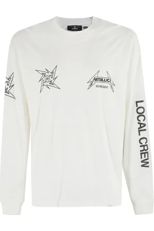 Represent Tops, Heren, Wit, L, Katoen, Metallica Anniversary Long Sleeve T-Shirt