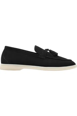 Scarosso Schoenen, Dames, Zwart, 40 EU, Leer, Leandra Loafers