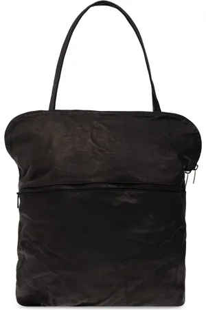 Y-3 Tassen, Heren, Zwart, ONE Size, Leer, Schoudertas met vintage effect