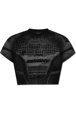 MISBHV Tops, Dames, Zwart, L, Katoen, Logo top