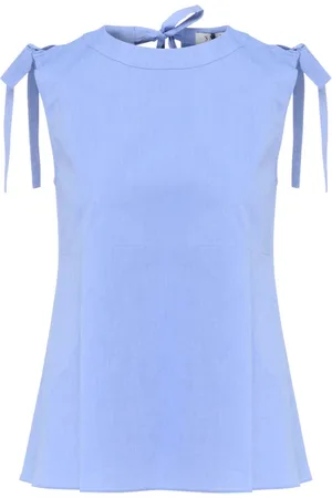 Max Mara Tops, Dames, Blauw, 2Xs, Eleonora Canottiera Tanktop