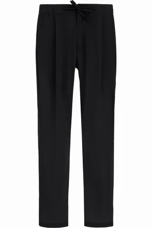 HERNO Broeken, Heren, Zwart, M, Zwarte Broek Stijlvol Model