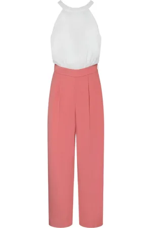 Twin-Set Jumpsuits & Playsuits, Dames, Veelkleurig, M, jumpsuit met achterhalslijn