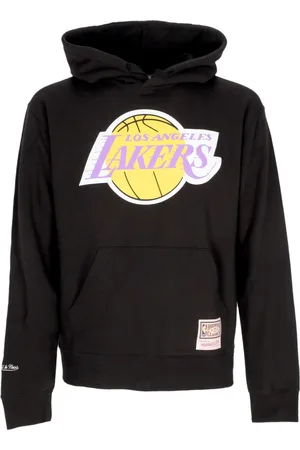 Mitchell & Ness Sweatshirts & Hoodies, Heren, Zwart, L, Katoen, NBA Team Logo Hoodie Zwart