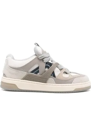Represent Schoenen, Heren, Grijs, 40 EU, Leer, Bully Sneakers