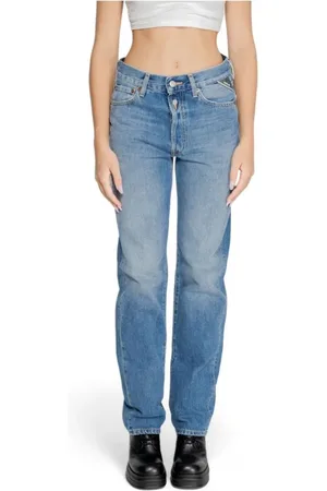 Replay Jeans, Dames, Blauw, W30 L32, Katoen, Slim-fit Jeans