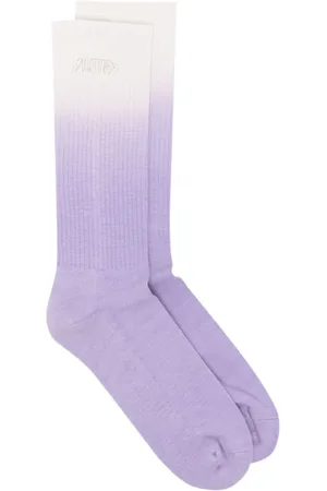 Autry Ondergoed, unisex, Veelkleurig, M, Katoen, Geribbelde Logo Sokken met Faded Effect