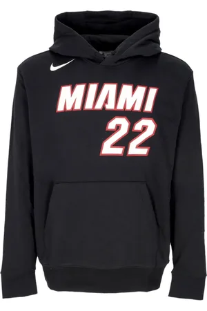 Nike Sweatshirts & Hoodies, Heren, Zwart, S, Katoen, Miami Heat Club Hoodie