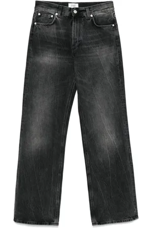 haikure Jeans, Dames, Zwart, W26, Katoen, Zwarte Klassieke Jeans met Vijf Zakken