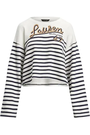 Ralph Lauren Tops, Dames, Wit, S, French Terry Sweatshirt