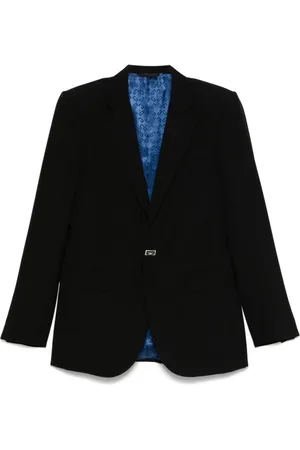 Givenchy Jassen, Heren, Zwart, XL, Metal Detail Jas