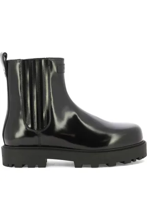 Givenchy Schoenen, Heren, Zwart, 43 EU, Leer, Show Chelsea Enkellaarsjes