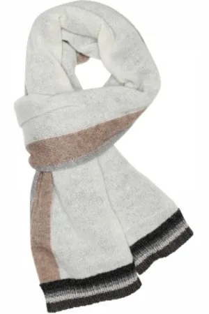 gustav Accessoires, Dames, Grijs, ONE Size, Etine Gestreepte Lurex Sjaal